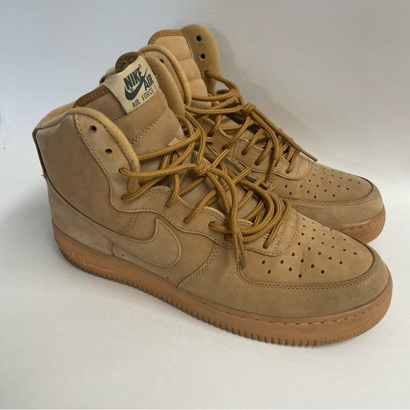 Nike Air Force 1 High Mid 07 LV8 WB Sneakers Suede Leather Streetwear Mens 10 - Picture 1 of 11